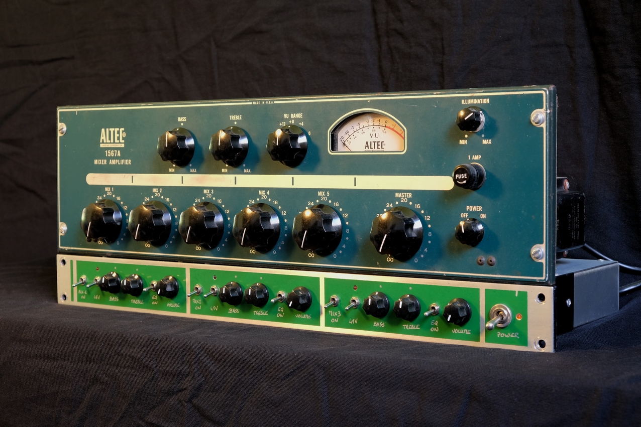 Altec 1567A 3 préampli studio Neve Ampex Avalon lampes Manley