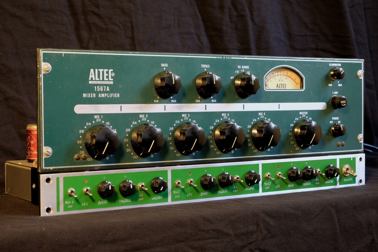 Altec 1567A 1 préampli studio Neve Ampex Avalon lampes Manley