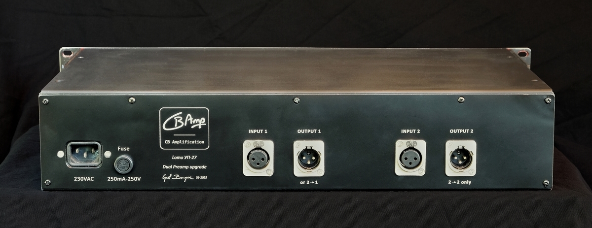 Lomo YP-27 tube microphone preamplifier custom lundahl lampes