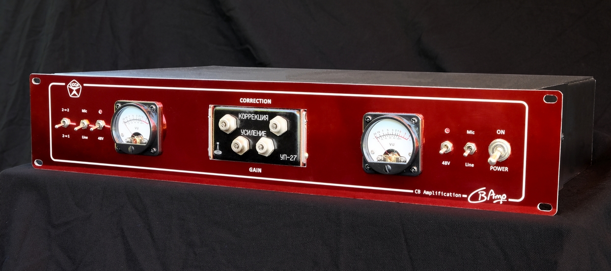 Lomo YP-27 tube microphone preamplifier custom lundahl lampes