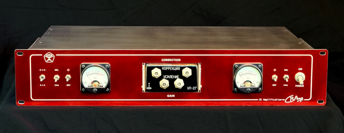 Lomo YP-27 tube microphone preamplifier custom lundahl lampes